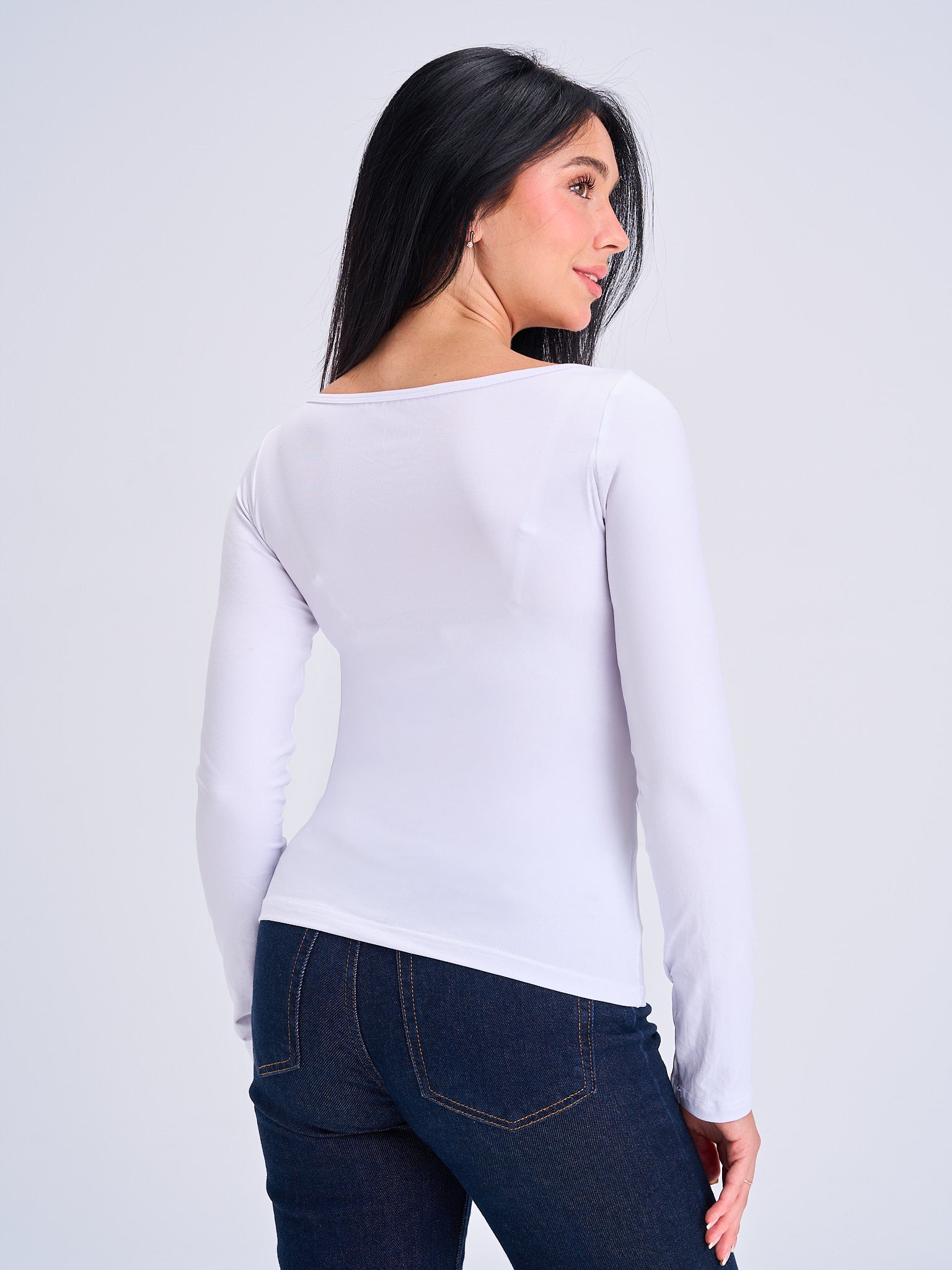 FlowNeck Longsleeve Top
