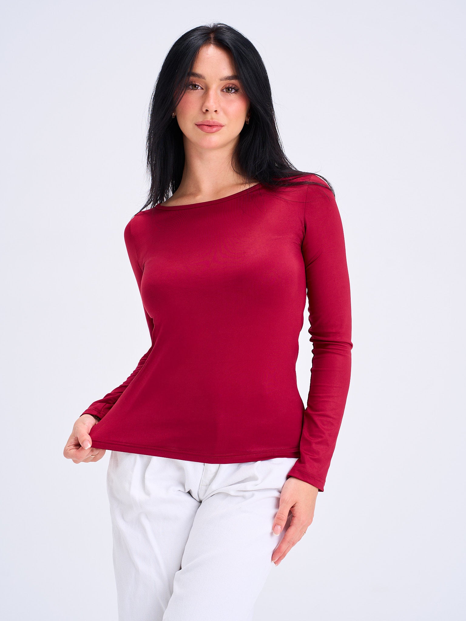 FlowNeck Longsleeve Top
