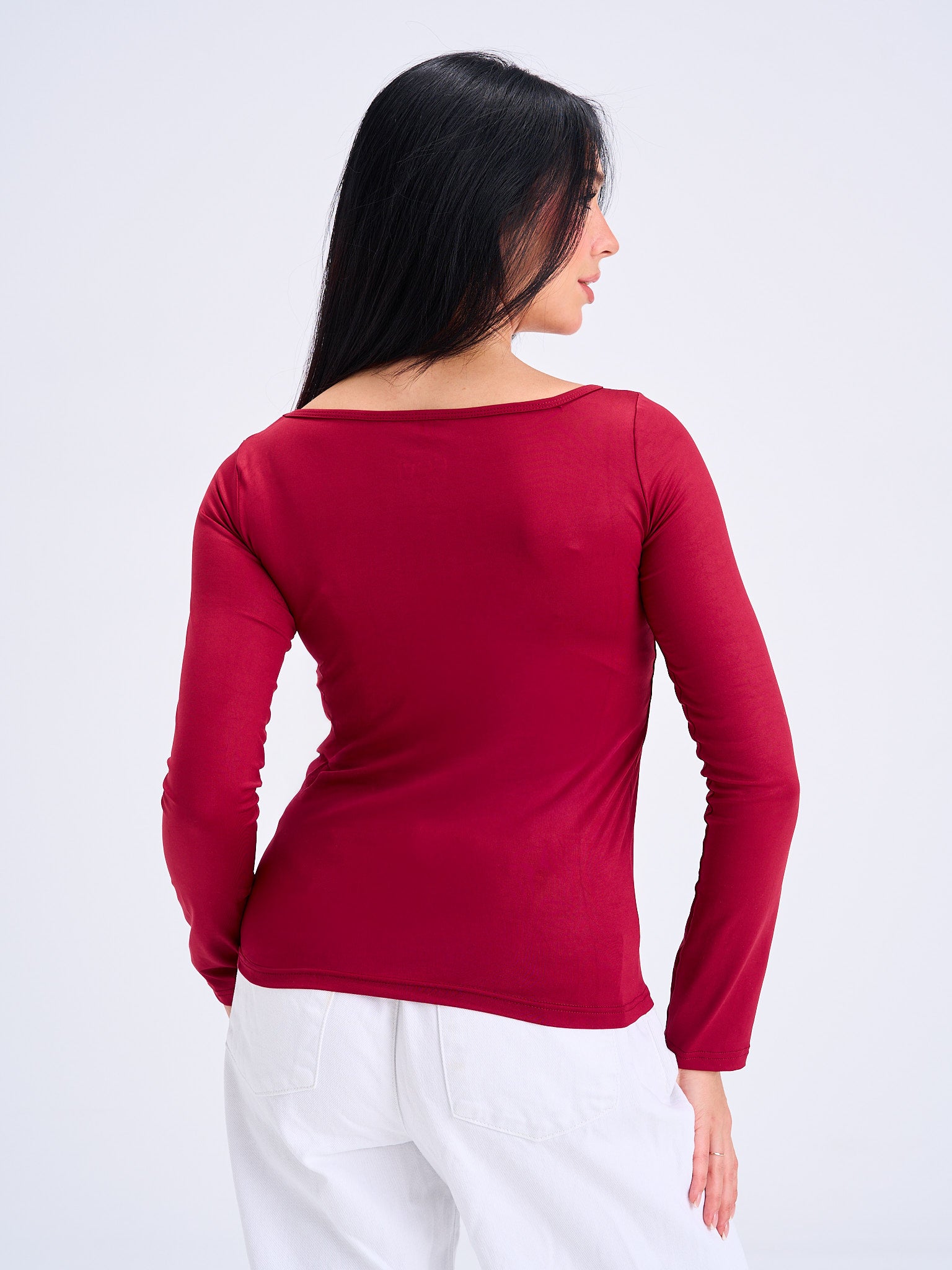 FlowNeck Longsleeve Top