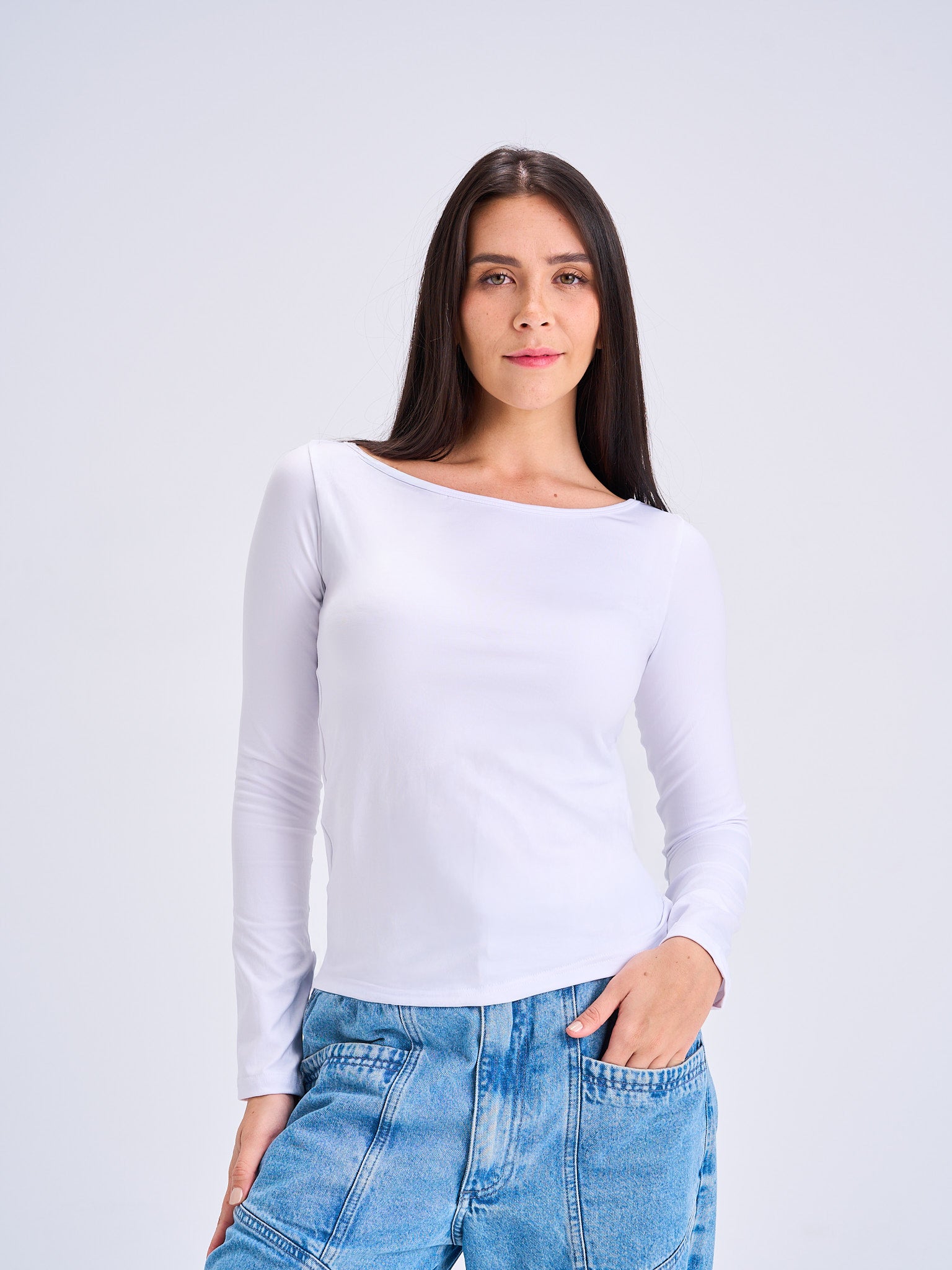 FlowNeck Longsleeve Top