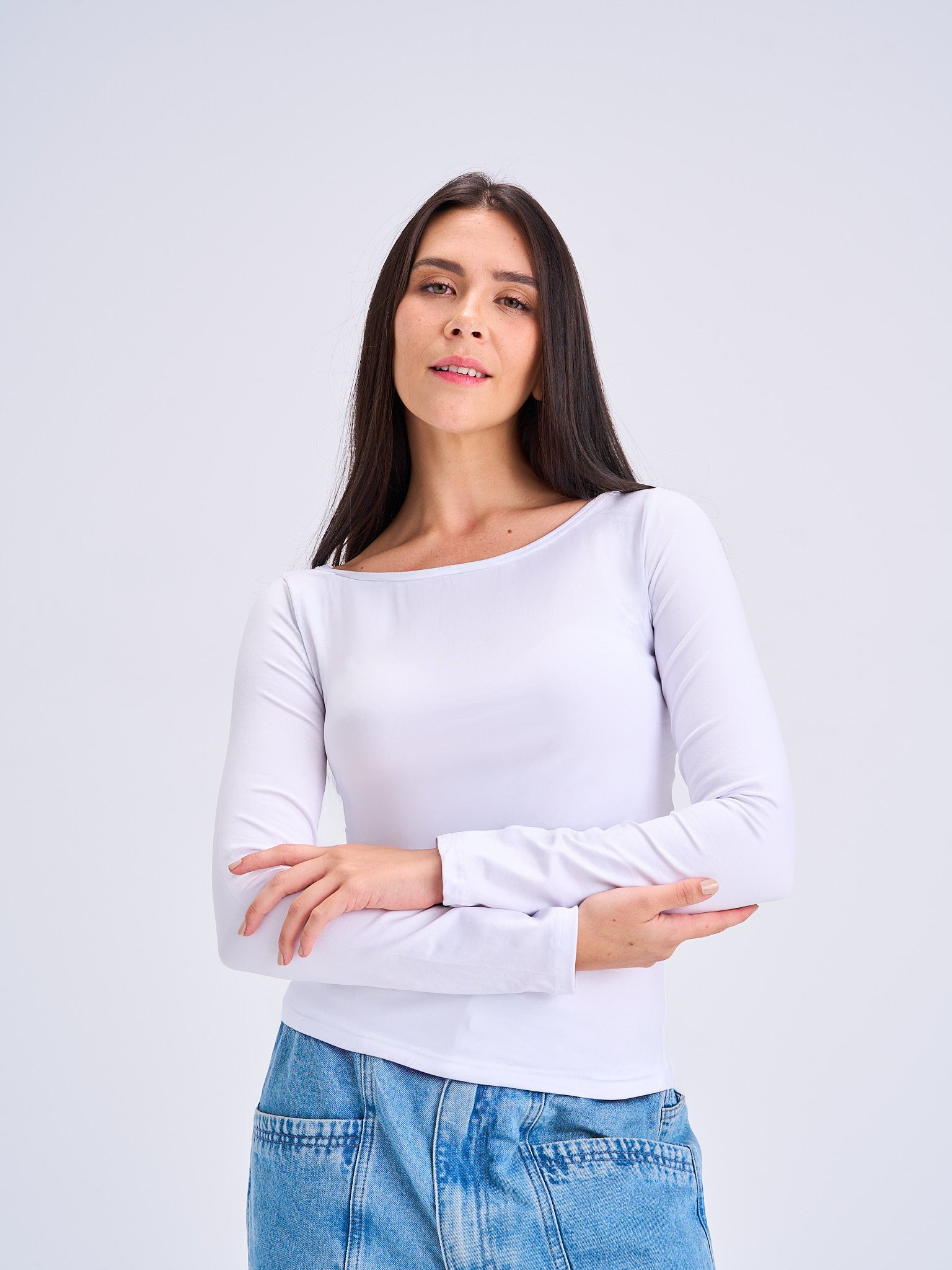 FlowNeck Longsleeve Top