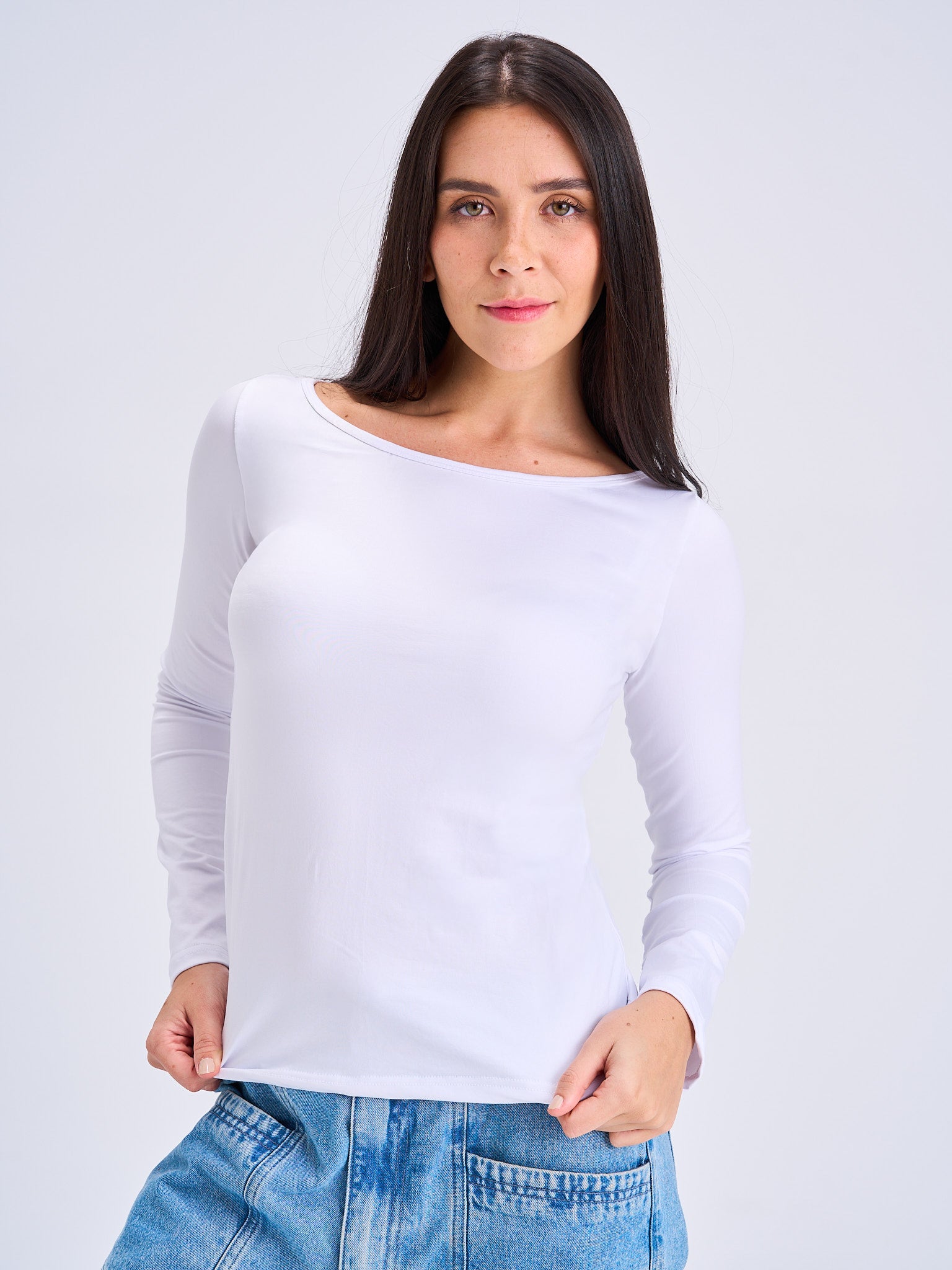 FlowNeck Longsleeve Top