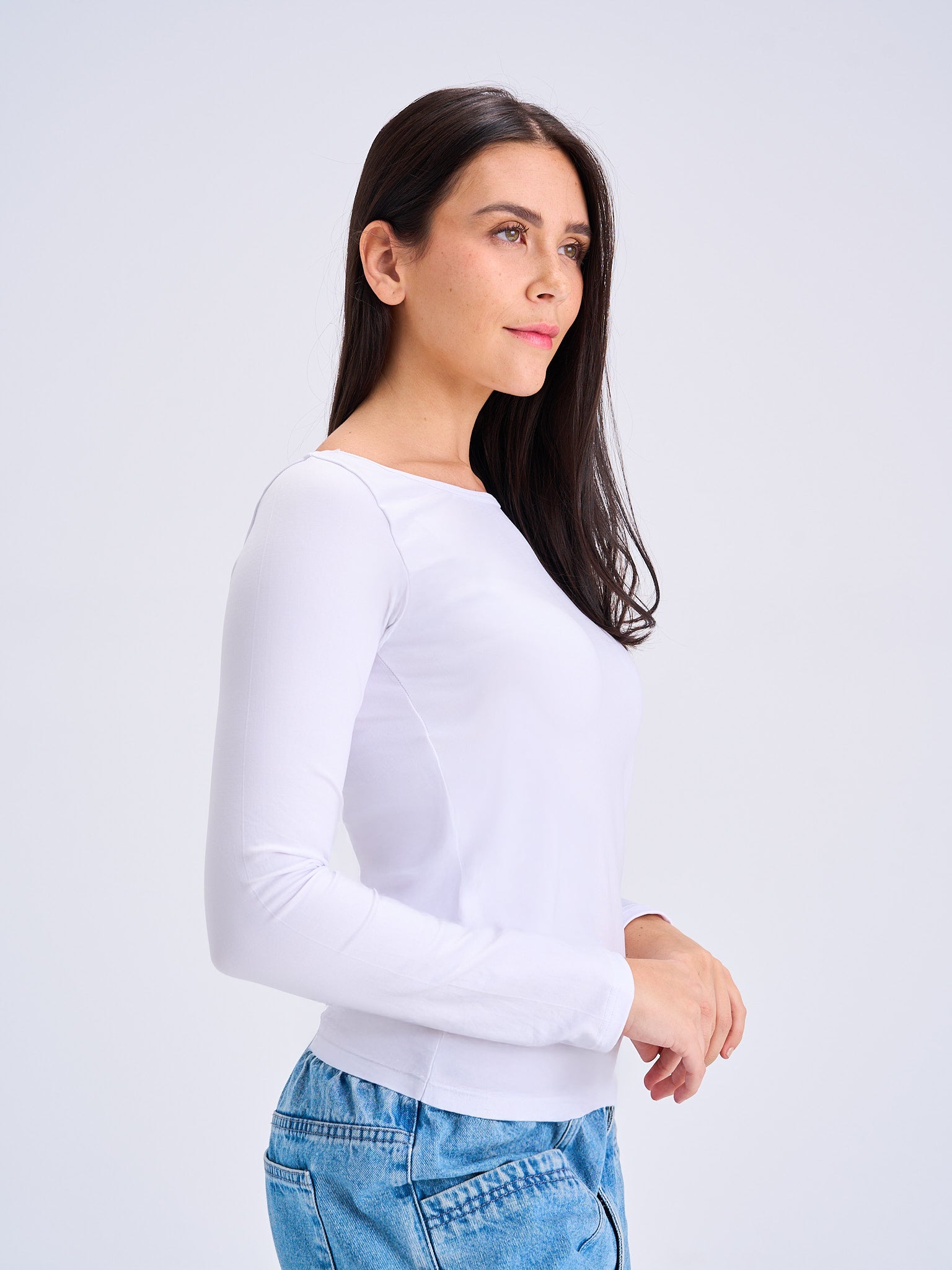 FlowNeck Longsleeve Top