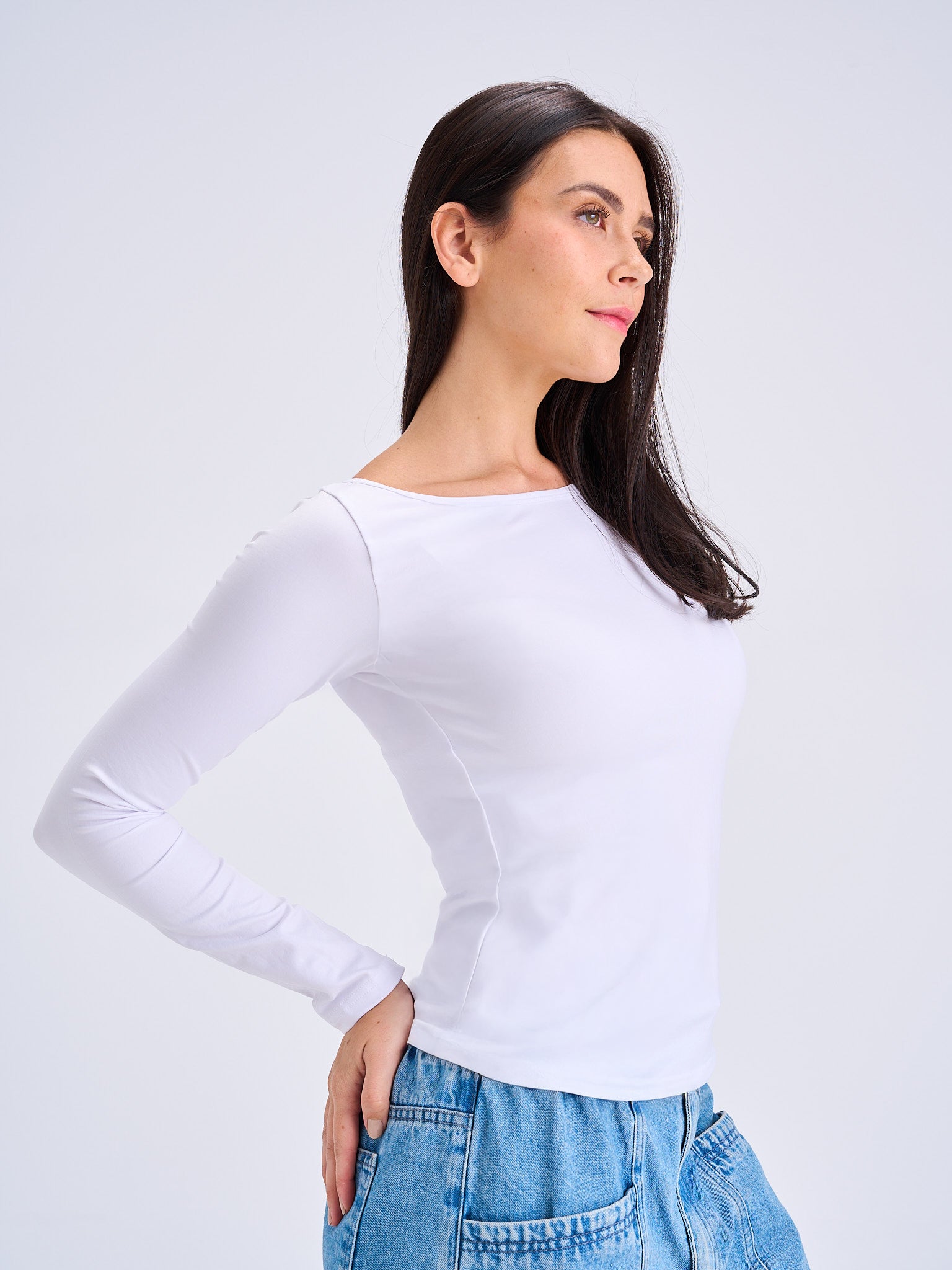 FlowNeck Longsleeve Top